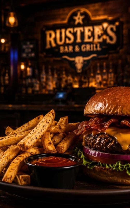 Burger + fries + beer combo